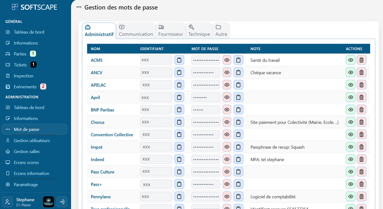 Softscape – sécurité & données